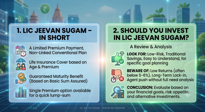 LIC Jeevan Sugam – Old wine New bottle