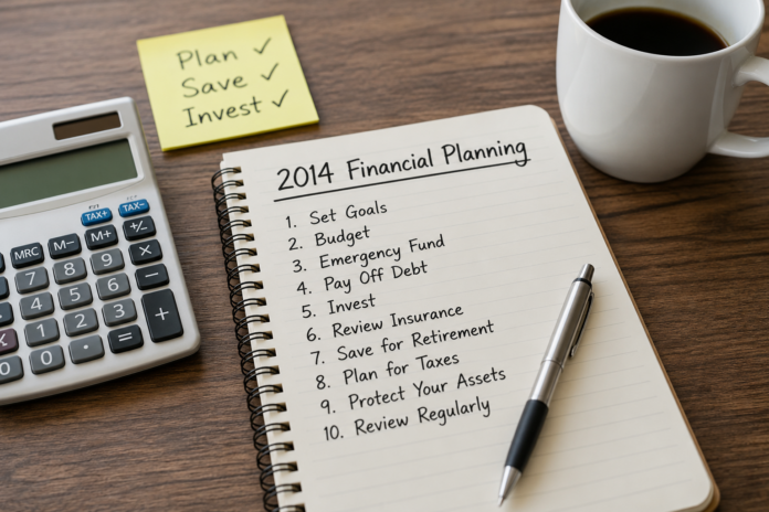 10 Must do’s in 2014 for your financial planning