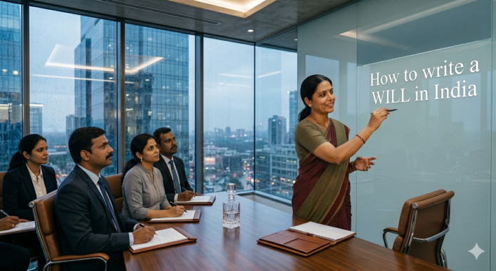 How to write a WILL in India – Step by Step guide How to write a WILL in India – Step by Step guide