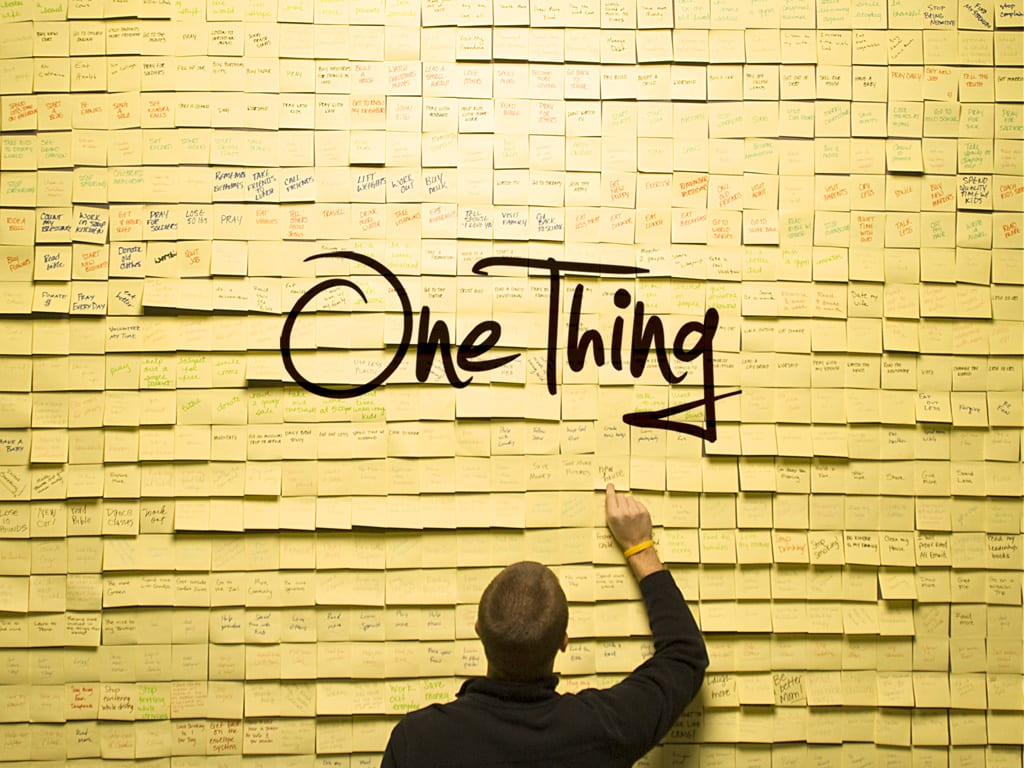 What's your One thing...? - GoodMoneying
